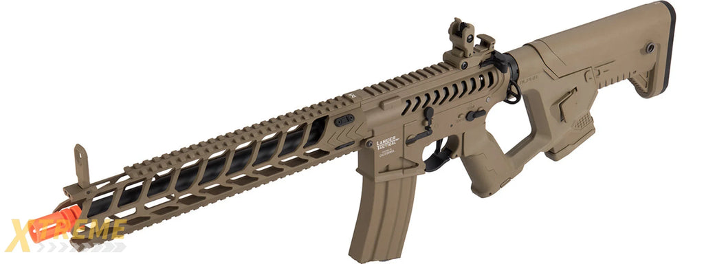 Lancer Tactical Enforcer NIGHT WING Skeleton AEG LOW FPS] w/ Alpha Stock (TAN)