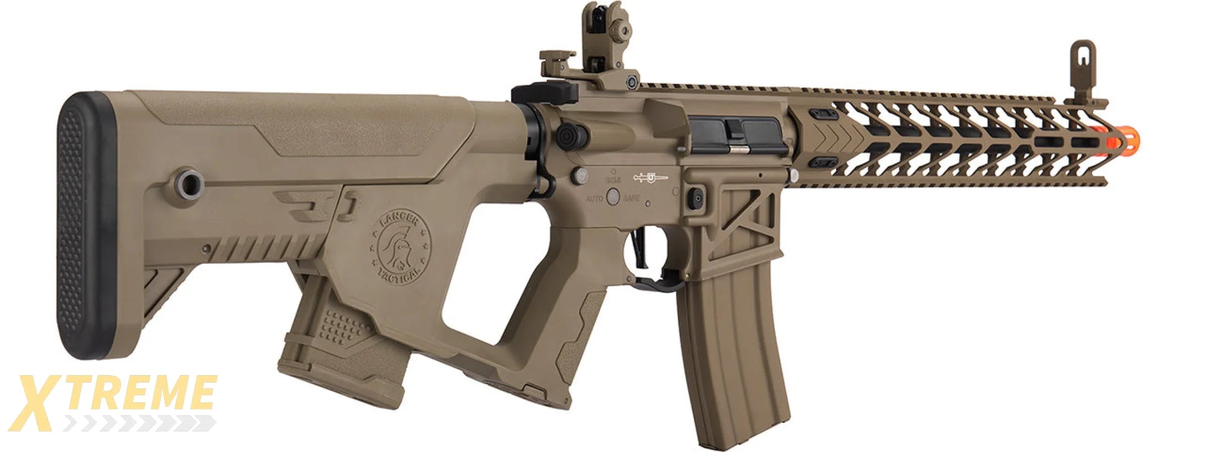 Lancer Tactical Enforcer NIGHT WING Skeleton AEG LOW FPS] w/ Alpha Stock (TAN)