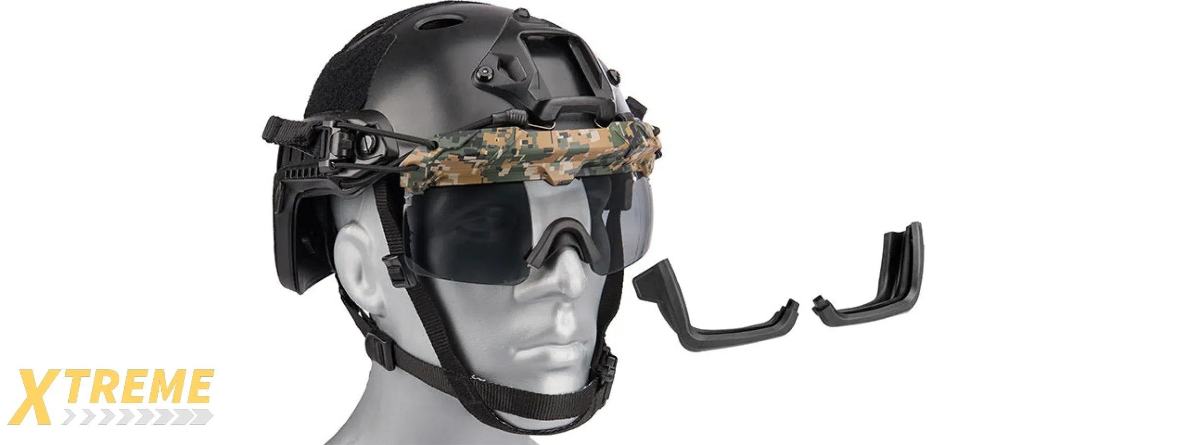 Lancer Tactical Helmet Safety Goggles for Military and Airsoft Protective Eye Protection