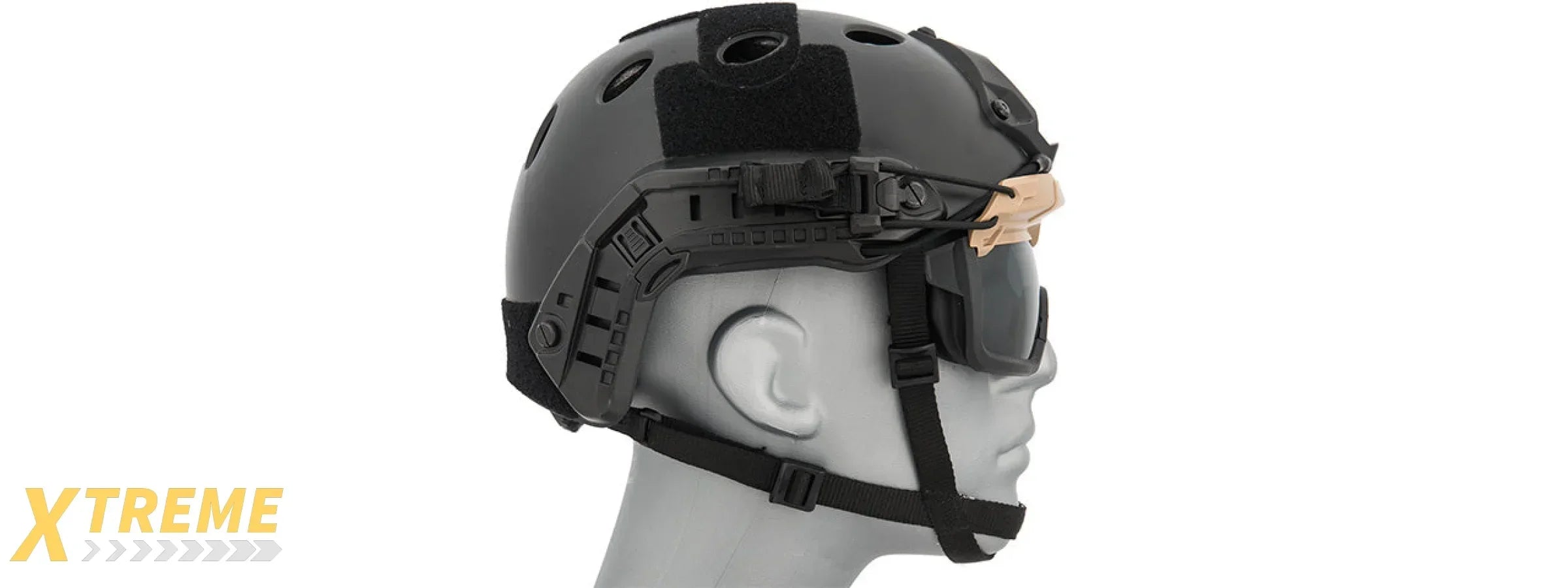 Lancer Tactical Helmet Safety Goggles for Military and Airsoft Protective Eye Protection