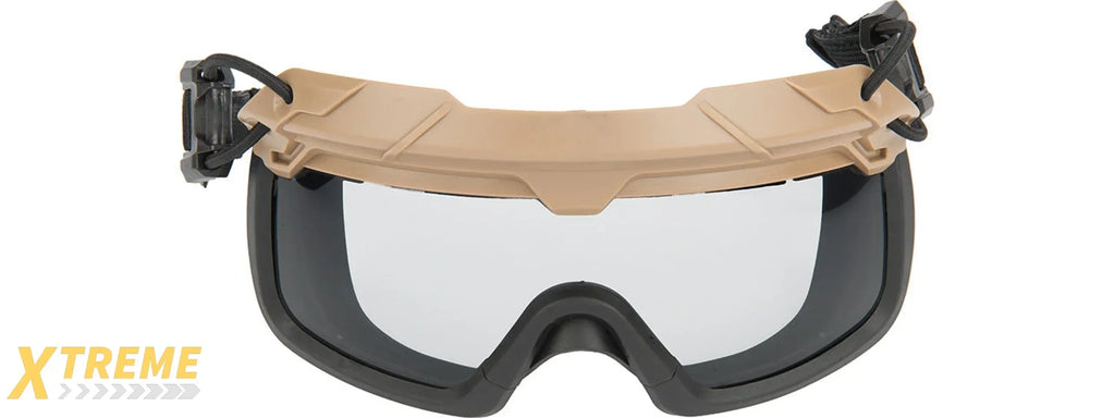 Lancer Tactical Helmet Safety Goggles for Military and Airsoft Protective Eye Protection