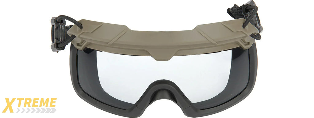 Lancer Tactical Helmet Safety Goggles for Military and Airsoft Protective Eye Protection
