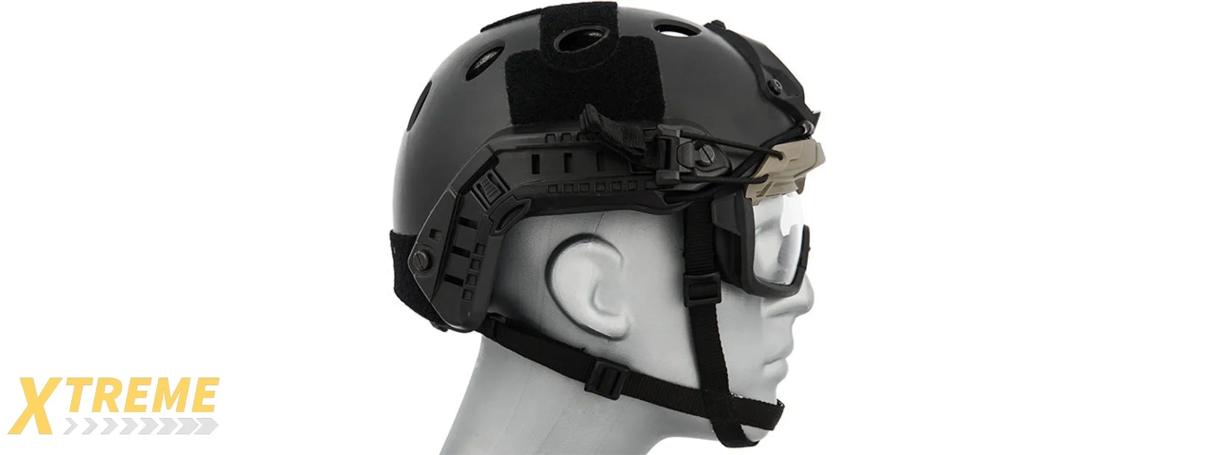 Lancer Tactical Helmet Safety Goggles for Military and Airsoft Protective Eye Protection