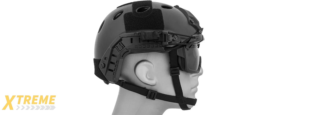 Lancer Tactical Helmet Safety Goggles for Military and Airsoft Protective Eye Protection