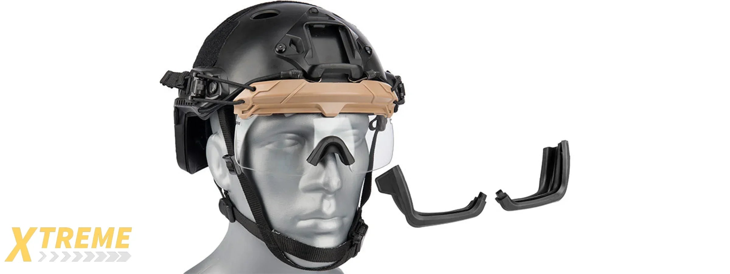 Lancer Tactical Helmet Safety Goggles for Military and Airsoft Protective Eye Protection