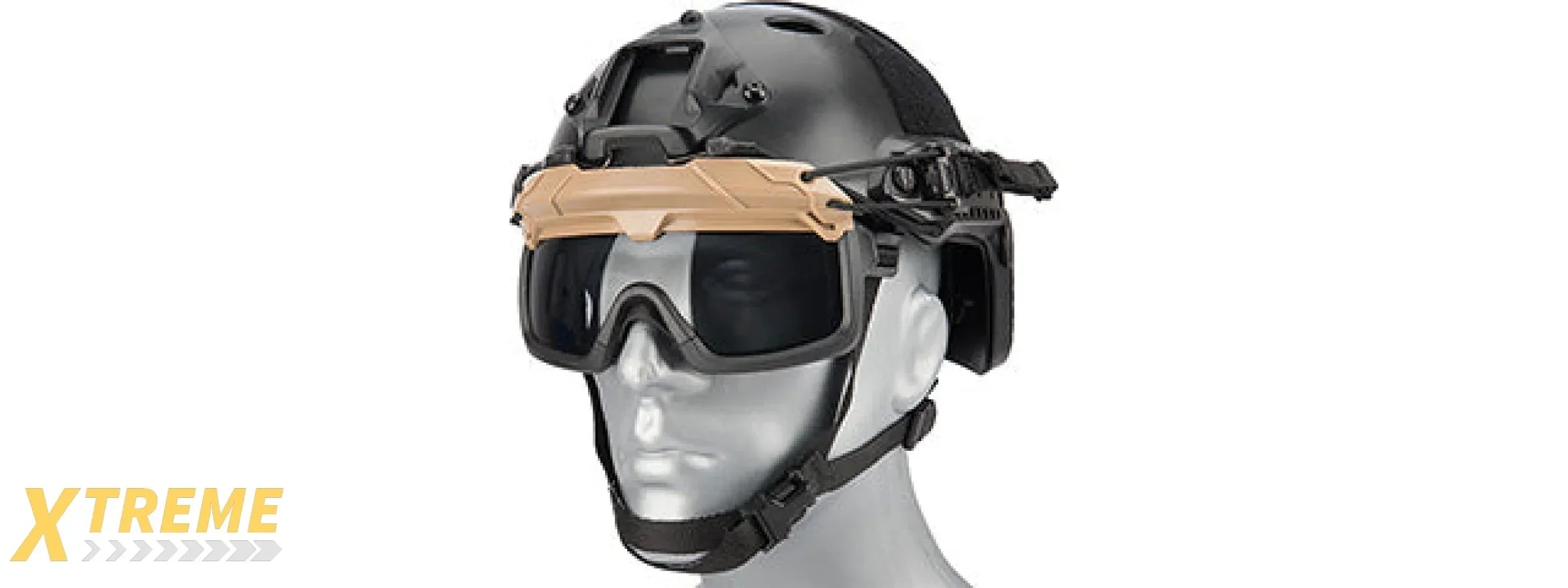 Lancer Tactical Helmet Safety Goggles for Military and Airsoft Protective Eye Protection