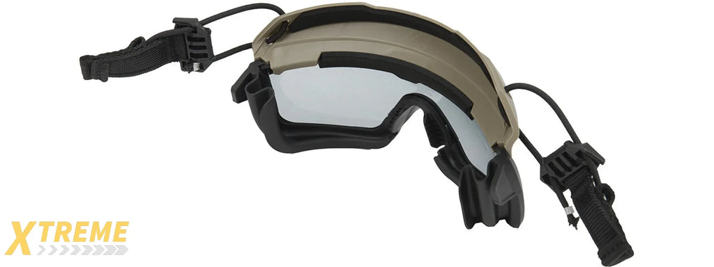 Lancer Tactical Helmet Safety Goggles for Military and Airsoft Protective Eye Protection