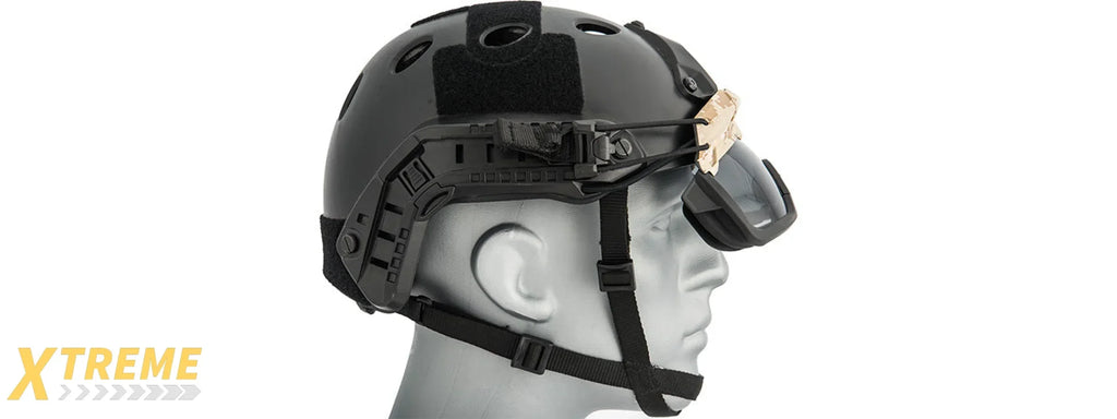 Lancer Tactical Helmet Safety Goggles for Military and Airsoft Protective Eye Protection