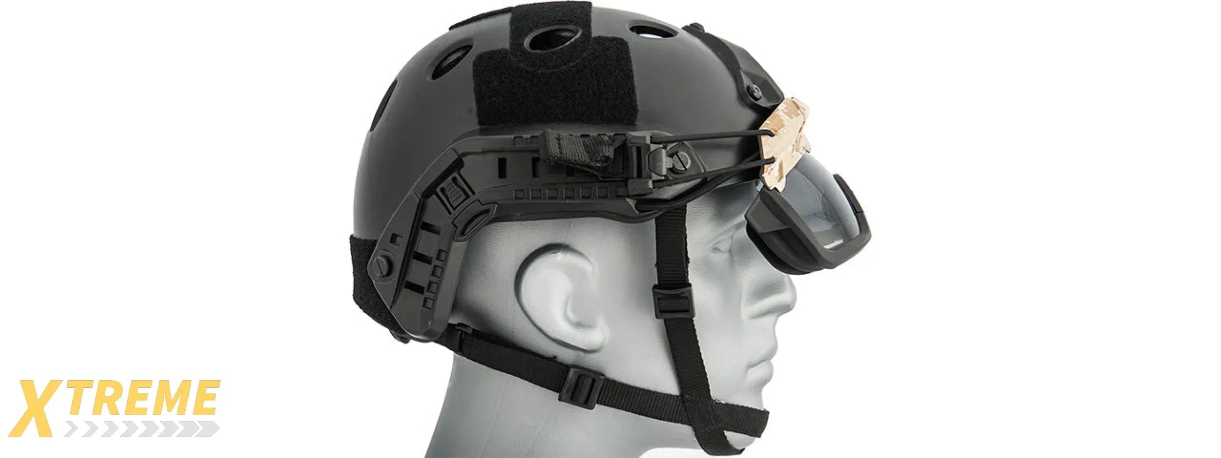 Lancer Tactical Helmet Safety Goggles for Military and Airsoft Protective Eye Protection