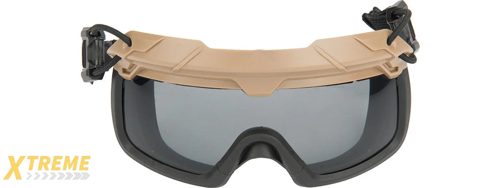 Lancer Tactical Helmet Safety Goggles for Military and Airsoft Protective Eye Protection