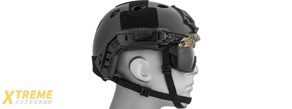 Lancer Tactical Helmet Safety Goggles for Military and Airsoft Protective Eye Protection
