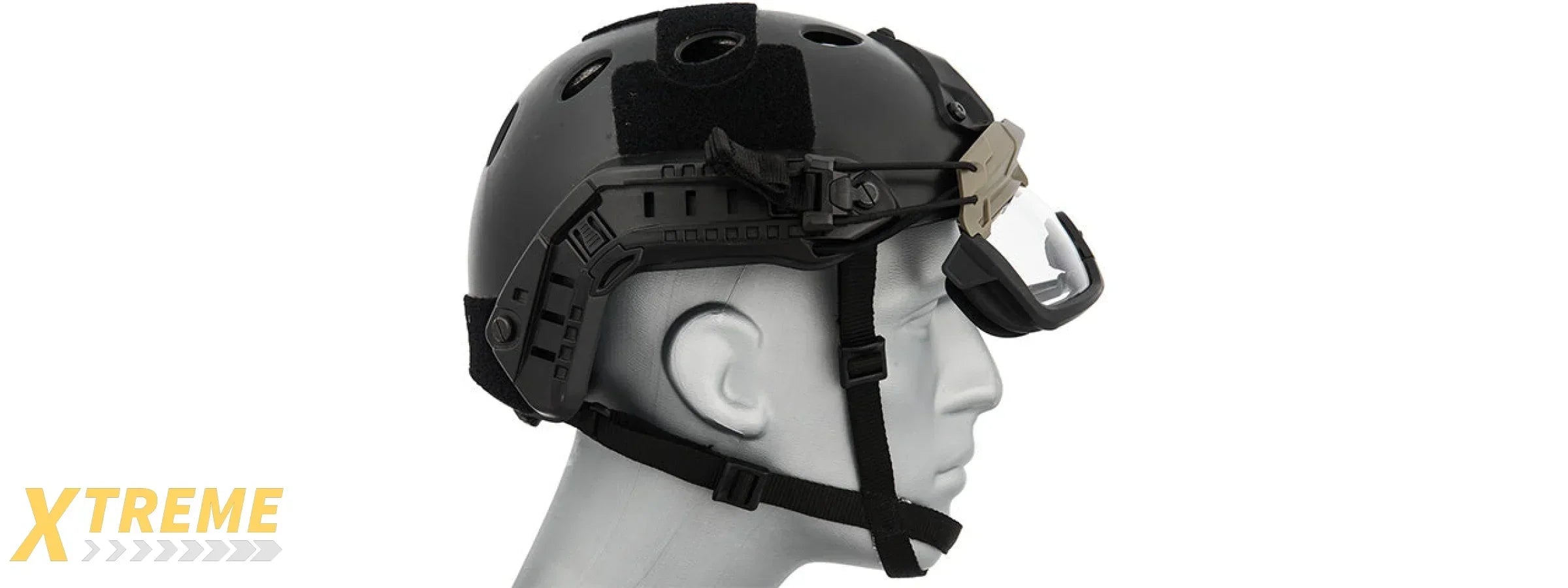 Lancer Tactical Helmet Safety Goggles for Military and Airsoft Protective Eye Protection