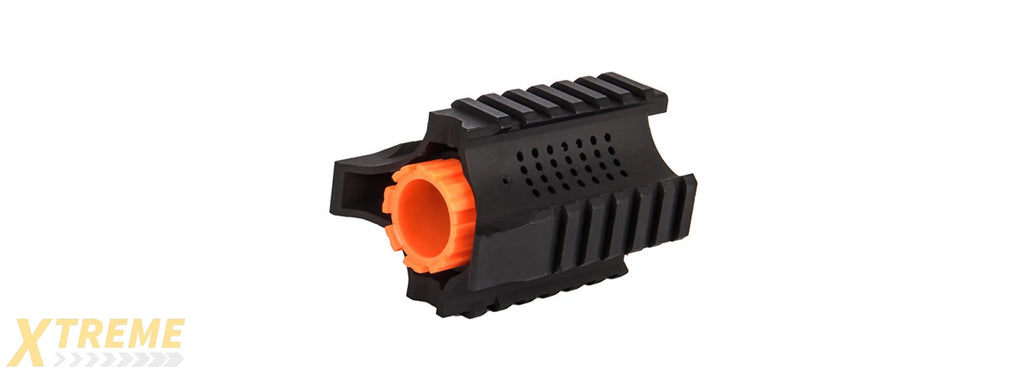 Lancer Tactical Hybrid Gen 2 10" Interceptor M4 Airsoft AEG Rifle (Color: Black)