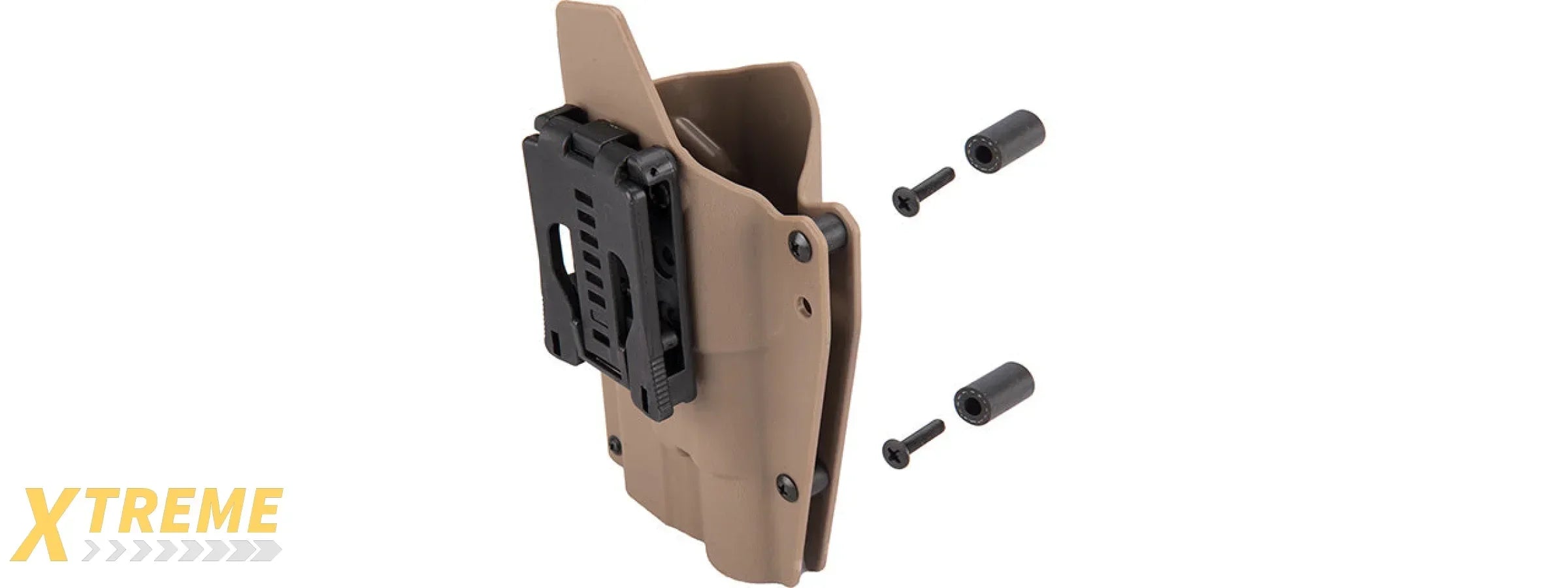 Lancer Tactical Light Bearing Hard Shell Holster for Glock 17 - Retention Compatible