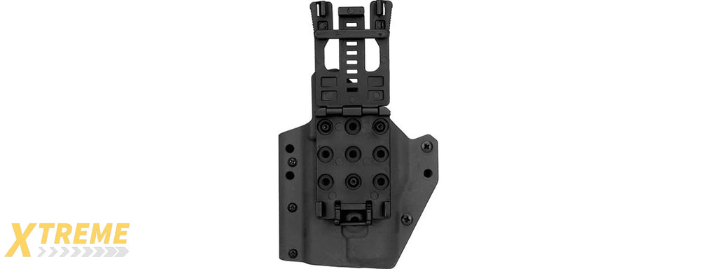 Lancer Tactical Light Bearing Hard Shell Holster for Glock 17 - Retention Compatible
