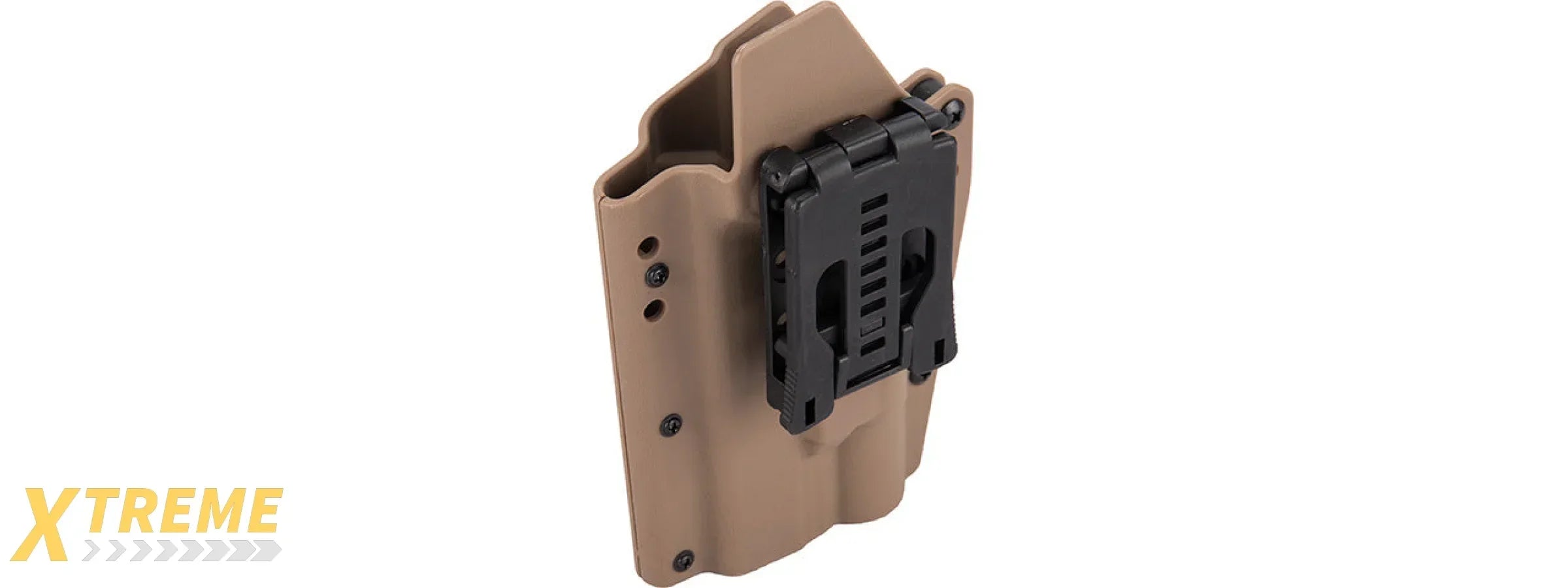 Lancer Tactical Light Bearing Hard Shell Holster for Glock 17 - Retention Compatible