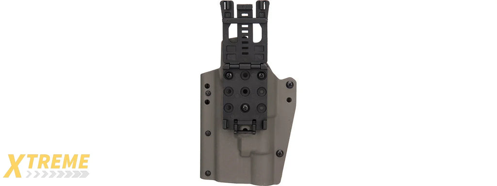 Lancer Tactical Light Bearing Hard Shell Holster for Glock 17 - Retention Compatible
