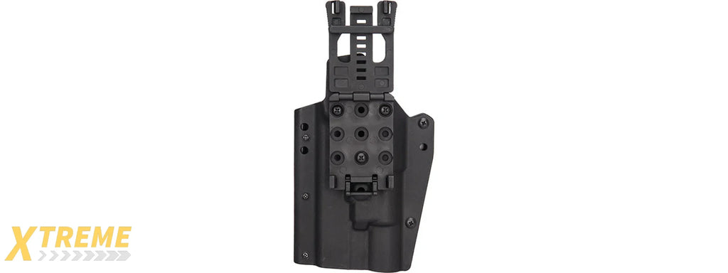 Lancer Tactical Light Bearing Hard Shell Holster for Glock 17 - Retention Compatible