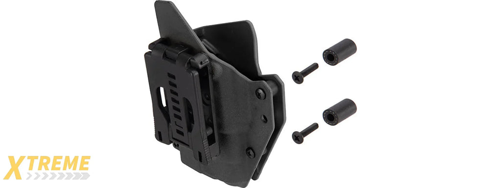 Lancer Tactical Light Bearing Hard Shell Holster for Glock 17 - Retention Compatible