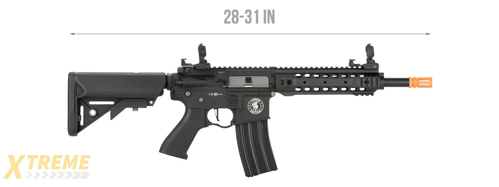 Lancer Tactical LT-24 M4 CQB ProLine AEG LOW FPS] (BLACK)
