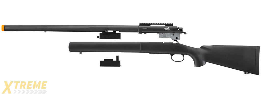 Lancer Tactical M24 Bolt Action Spring Powered Sniper Rifle (Color: Black)