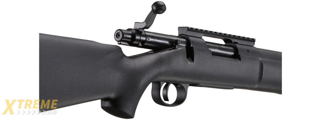 Lancer Tactical M24 Bolt Action Spring Powered Sniper Rifle (Color: Black)