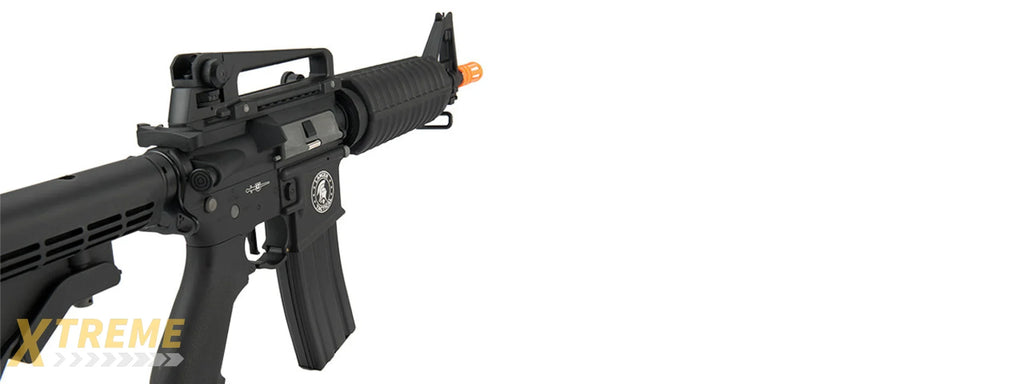 LANCER TACTICAL M933 COMMANDO PROLINE SERIES AIRSOFT AEG LOW FPS] (BLACK)
