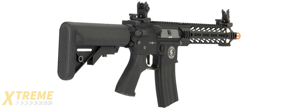 Lancer Tactical Proline Enforcer Battle Hawk 10 M4 Airsoft Rifle (Color: Black)