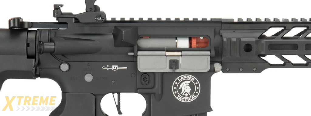 Lancer Tactical Proline Enforcer Battle Hawk 10 M4 Airsoft Rifle w/ Alpha Stock (Color: Black)