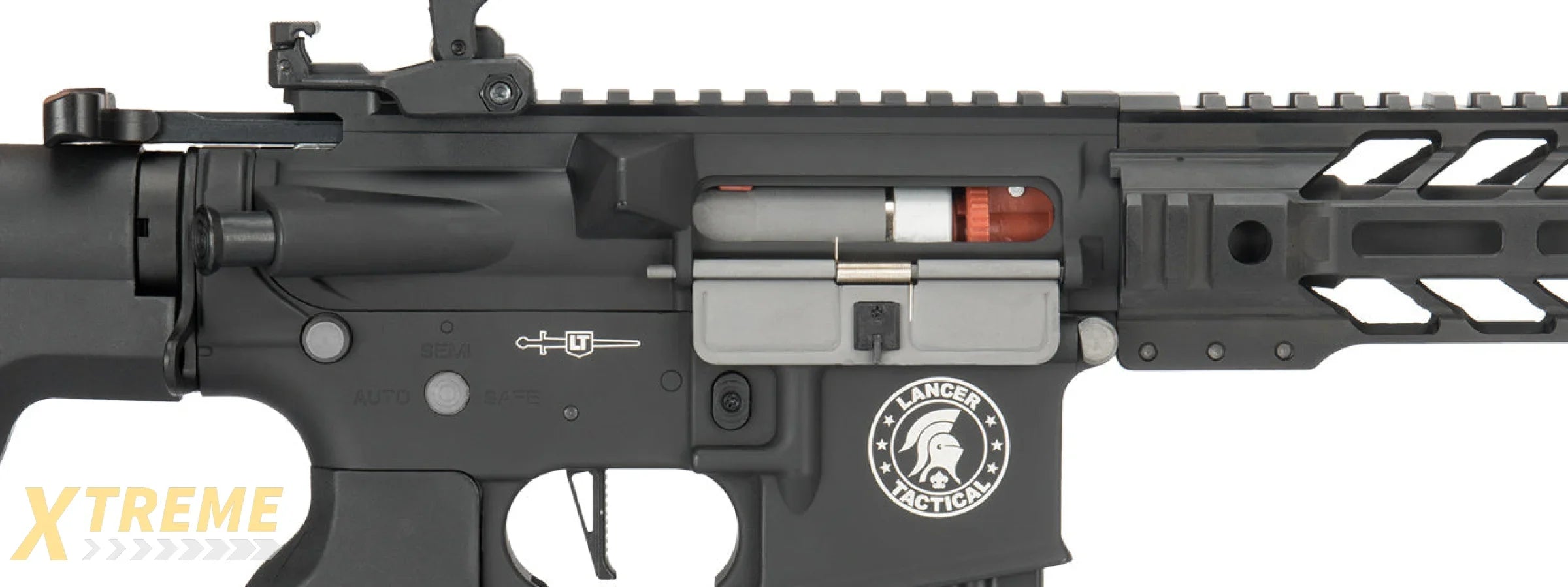 Lancer Tactical Proline Enforcer Battle Hawk 10 M4 Airsoft Rifle w/ Alpha Stock (Color: Black)