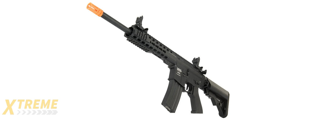 Lancer Tactical Proline Gen 2 10 Keymod M4 Carbine Airsoft AEG Rifle (Color: Black)