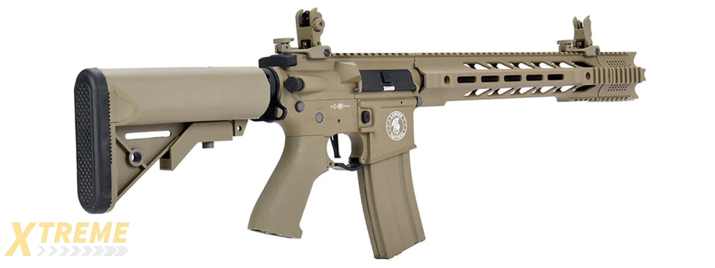 Lancer Tactical ProLine M4 SPR Interceptor Airsoft AEG Rifle (Color: Tan)