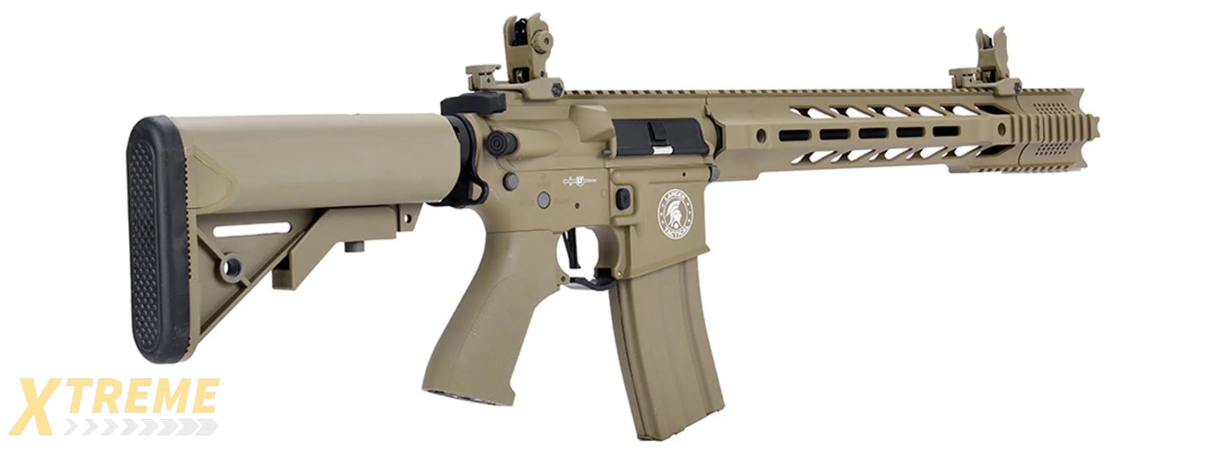 Lancer Tactical ProLine M4 SPR Interceptor Airsoft AEG Rifle (Color: Tan)