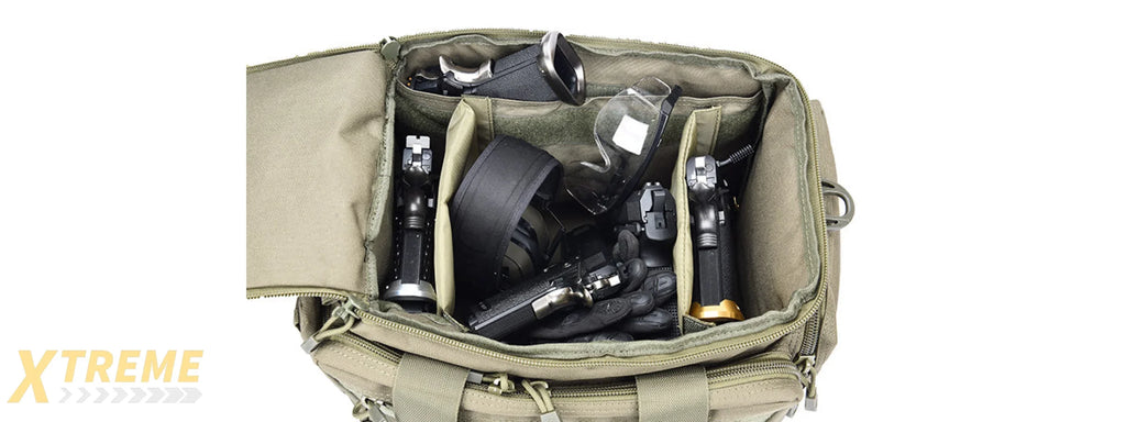 Lancer Tactical Shooter's Competition Range Bag (Color: OD Green)