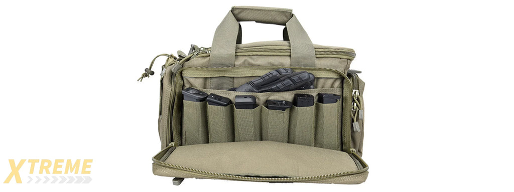 Lancer Tactical Shooter's Competition Range Bag (Color: OD Green)