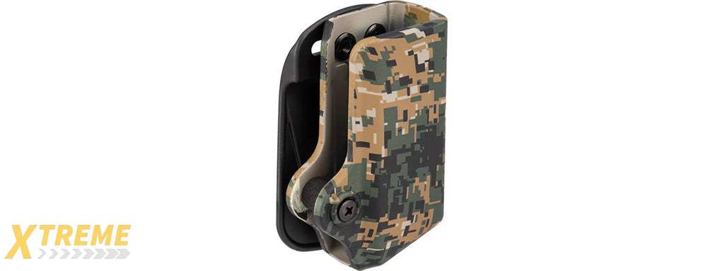 Lancer Tactical Single Magazine Pouch for Glock 17 Compatible Pistol Magazines