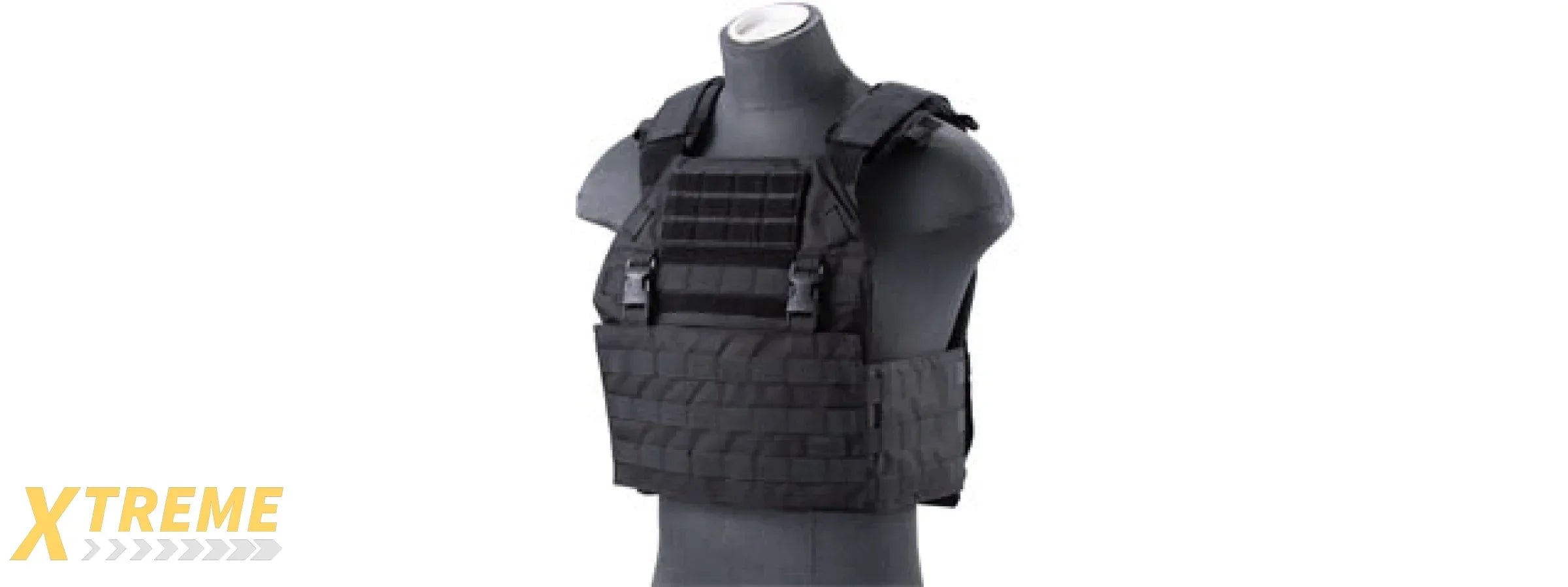 Lancer Tactical Vest with Molle Webbing and Detachable Buckles, Adjustable