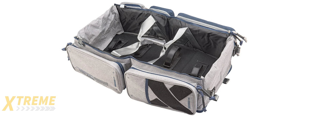 Laylax Satellite Collapsible Compact Container and Gun Case (Color: Navy / Gray), 24
