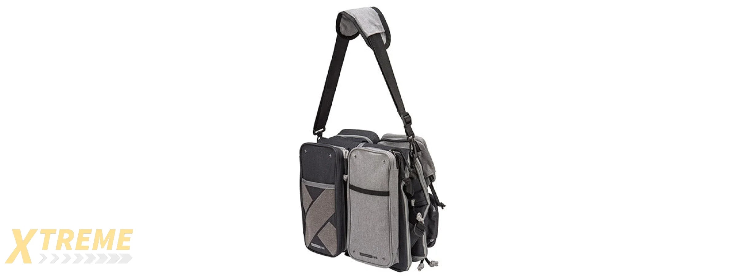 Laylax Satellite Collapsible Compact Container and Gun Case (Color: Black / Gray), 24"