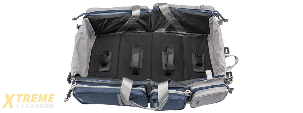 Laylax Satellite Collapsible Compact Container and Gun Case (Color: Navy / Gray), 24