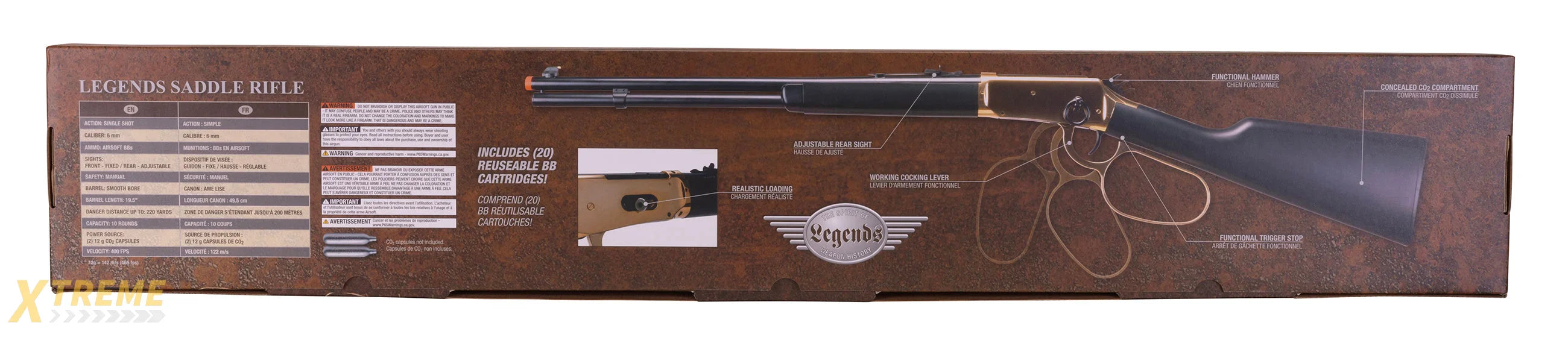 Legends Saddle Gun Limited Edition Gold