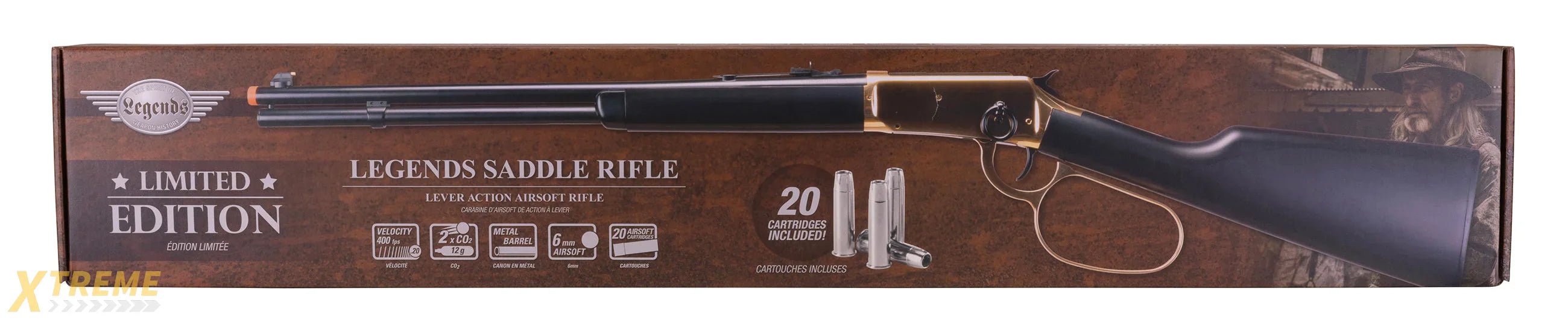 Legends Saddle Gun Limited Edition Gold