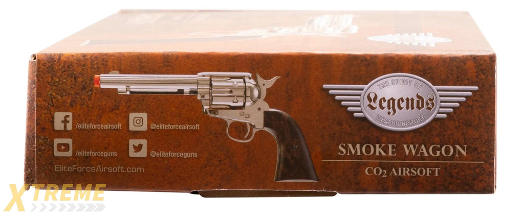 Legends Smoke Wagon Revolver - Nickel