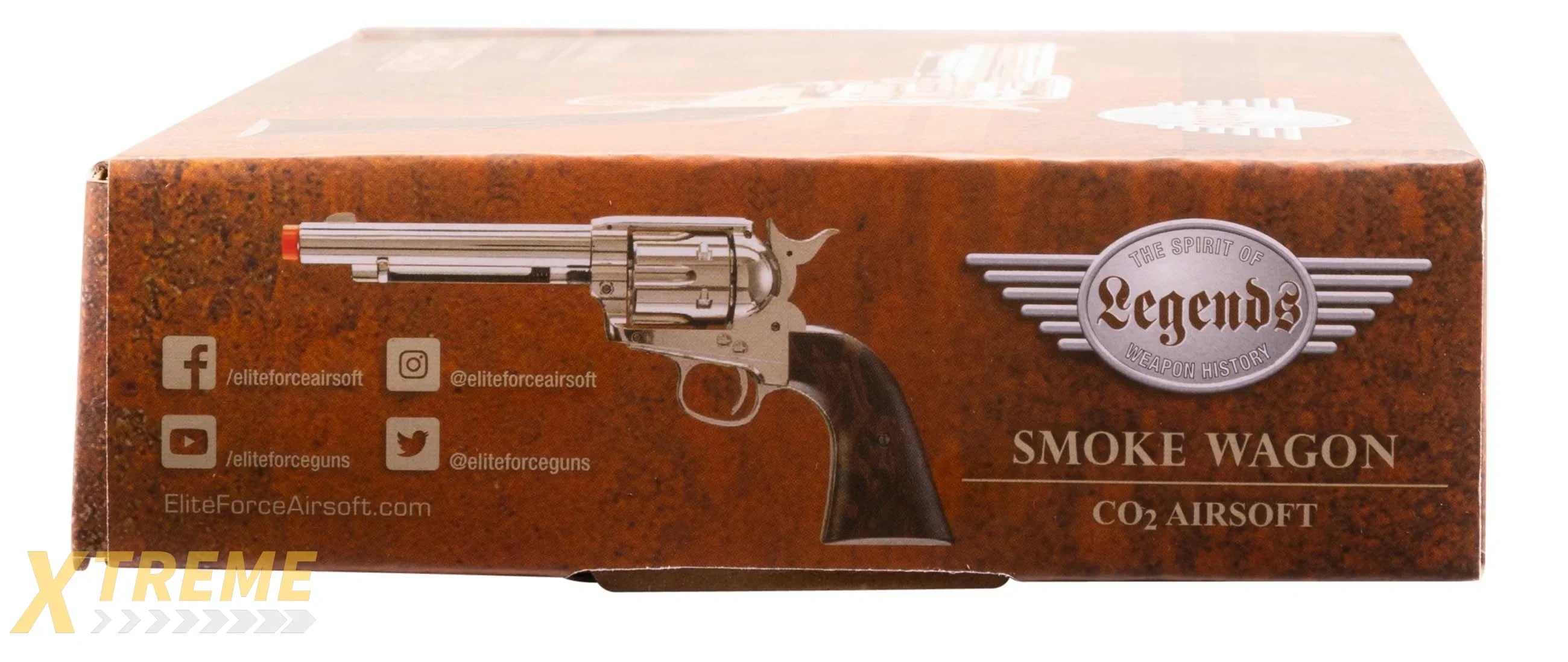 Legends Smoke Wagon Revolver - Nickel