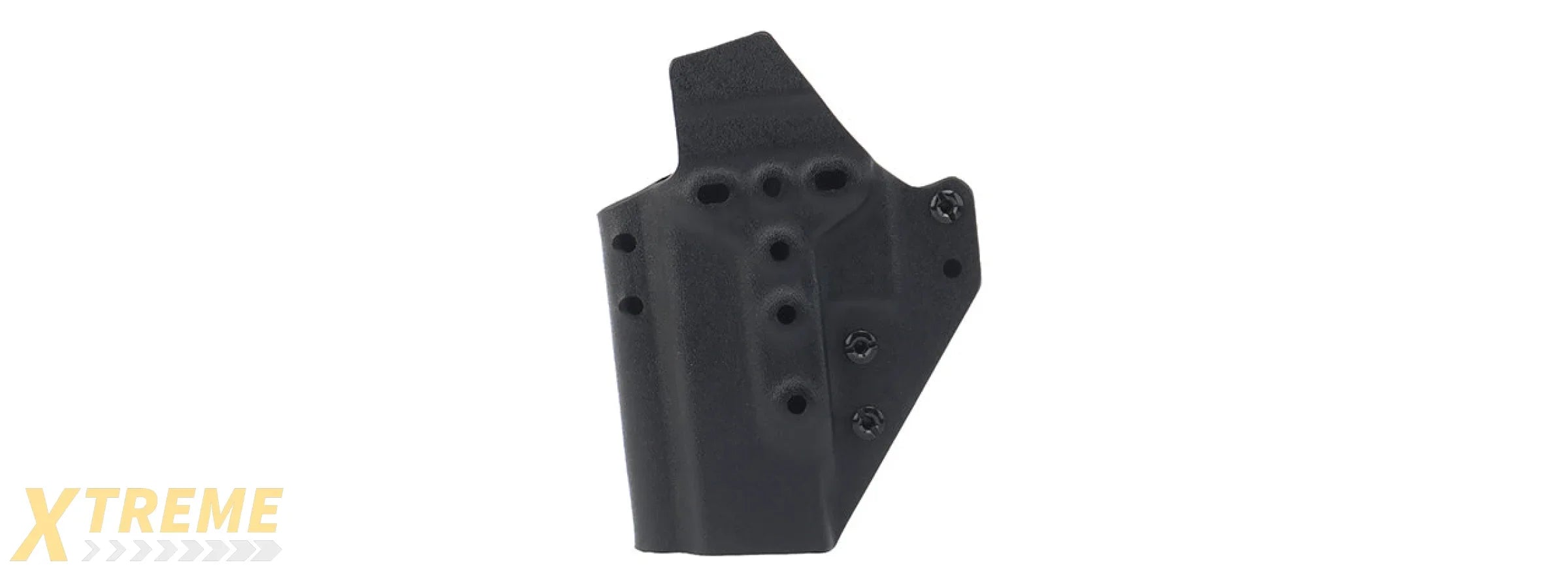 Lightweight Kydex Tactical Holster for Glock 17, 19, 19X, 45 with G-01 Lights (Color: Black)