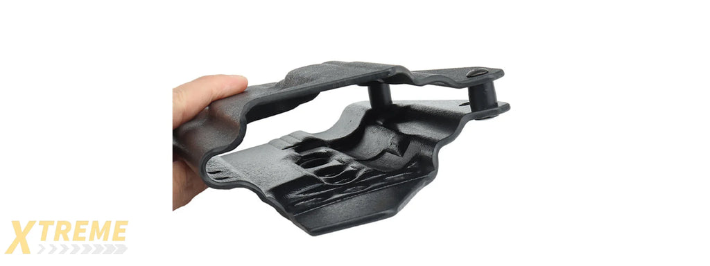 Lightweight Kydex Tactical Holster for Glock 9/40 with G-X400 Lights (Color: Black)