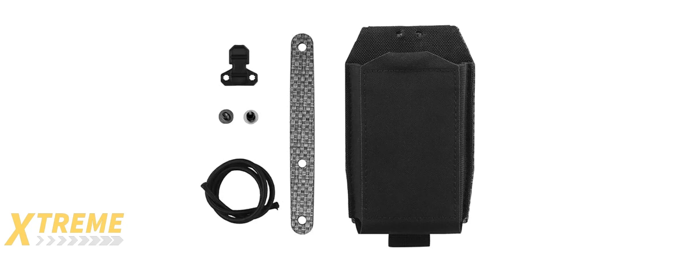 Lightweight Tactical Belt Horizontal Mag Pouch for Duty, Range, and Field Use