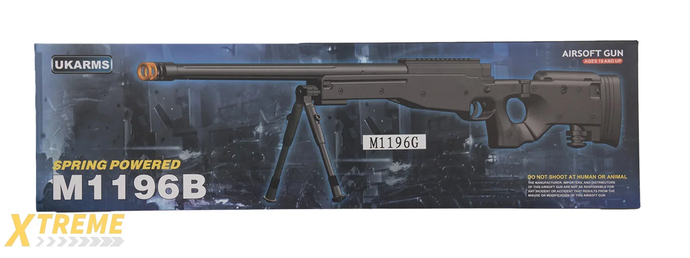 M1196 BOLT ACTION AIRSOFT SNIPER RIFLE W/ FOLDING STOCK - MULTI COLOR OPTIONS
