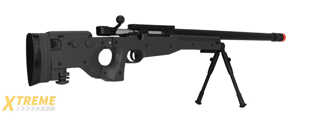 M1196 BOLT ACTION AIRSOFT SNIPER RIFLE W/ FOLDING STOCK - MULTI COLOR OPTIONS