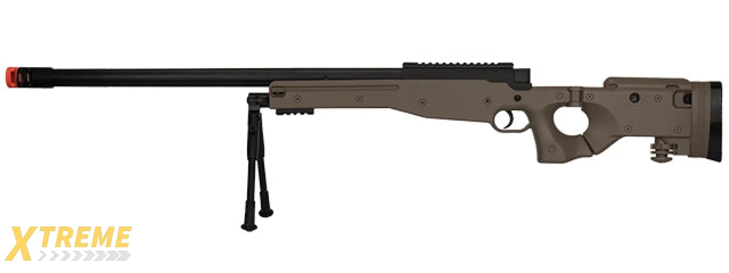 M1196 BOLT ACTION AIRSOFT SNIPER RIFLE W/ FOLDING STOCK - MULTI COLOR OPTIONS